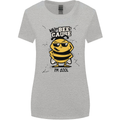 Why? Bee-Cause I'm Cool Funny Bee Womens Wider Cut T-Shirt Sports Grey