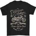 Widowmakers Motorcycle Motorbike Biker Mens T-Shirt Cotton Gildan Black
