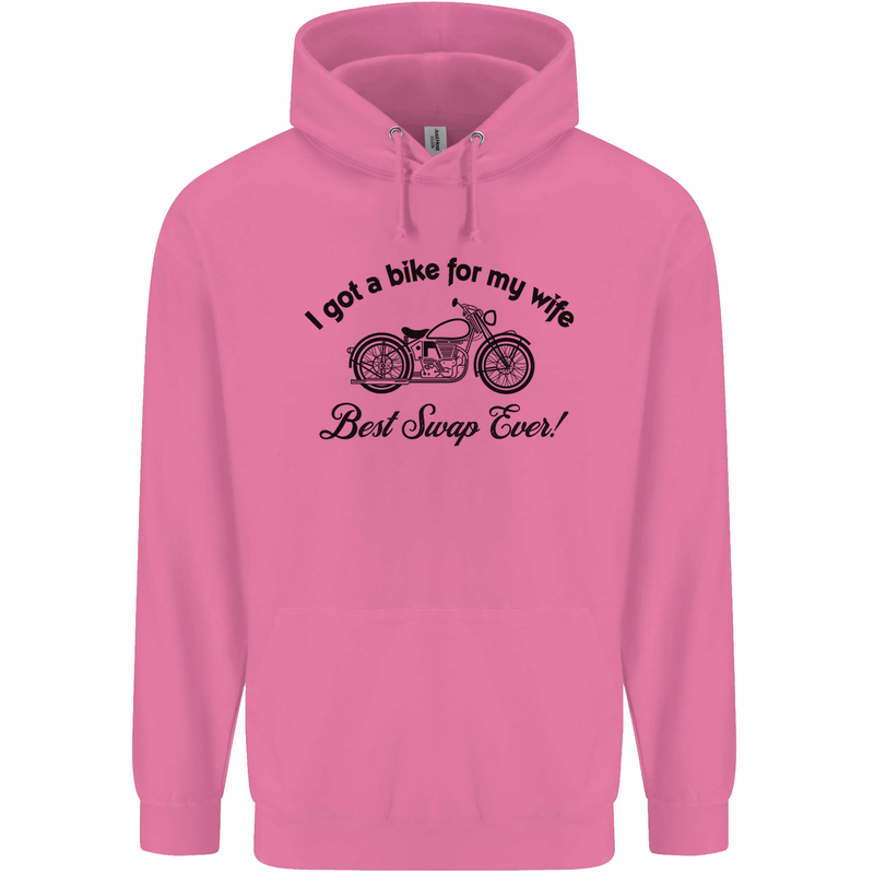 Wife Funny Motorbike Biker Motorcycle Mens 80% Cotton Hoodie Azelea