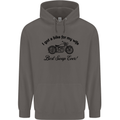 Wife Funny Motorbike Biker Motorcycle Mens 80% Cotton Hoodie Charcoal