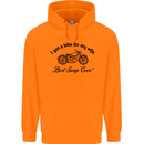Wife Funny Motorbike Biker Motorcycle Mens 80% Cotton Hoodie Orange