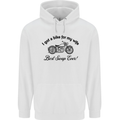 Wife Funny Motorbike Biker Motorcycle Mens 80% Cotton Hoodie White