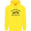 Wife Funny Motorbike Biker Motorcycle Mens 80% Cotton Hoodie Yellow