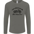 Wife Funny Motorbike Biker Motorcycle Mens Long Sleeve T-Shirt Charcoal