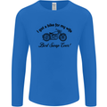 Wife Funny Motorbike Biker Motorcycle Mens Long Sleeve T-Shirt Royal Blue