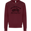 Wife Funny Motorbike Biker Motorcycle Mens Sweatshirt Jumper Maroon