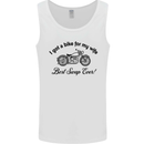 Wife Funny Motorbike Biker Motorcycle Mens Vest Tank Top White