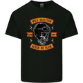 Wild Skeleton Motorcycle Motorbike Biker Mens Cotton T-Shirt Tee Top Black