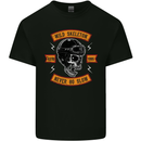 Wild Skeleton Motorcycle Motorbike Biker Mens Cotton T-Shirt Tee Top Black