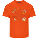 Wild & Free Mushroom Foraging Nature Kids T-Shirt Childrens Orange