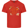 Wild & Free Mushroom Foraging Nature Kids T-Shirt Childrens Red