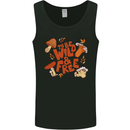 Wild & Free Mushroom Foraging Nature Mens Vest Tank Top Black