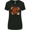 Wild & Free Mushroom Foraging Nature Womens Wider Cut T-Shirt Black