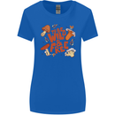 Wild & Free Mushroom Foraging Nature Womens Wider Cut T-Shirt Royal Blue