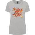 Wild & Free Mushroom Foraging Nature Womens Wider Cut T-Shirt Sports Grey