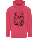 Wildlife Ecology a Frog and a Toadstool Childrens Kids Hoodie Heliconia