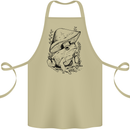 Wildlife Ecology a Frog and a Toadstool Cotton Apron 100% Organic Khaki