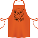 Wildlife Ecology a Frog and a Toadstool Cotton Apron 100% Organic Orange