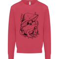 Wildlife Ecology a Frog and a Toadstool Kids Sweatshirt Jumper Heliconia