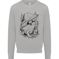 Wildlife Ecology a Frog and a Toadstool Kids Sweatshirt Jumper Sports Grey