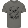 Wildlife Ecology a Frog and a Toadstool Kids T-Shirt Childrens Charcoal