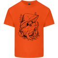 Wildlife Ecology a Frog and a Toadstool Kids T-Shirt Childrens Orange