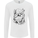 Wildlife Ecology a Frog and a Toadstool Mens Long Sleeve T-Shirt White