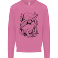 Wildlife Ecology a Frog and a Toadstool Mens Sweatshirt Jumper Azalea