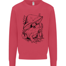 Wildlife Ecology a Frog and a Toadstool Mens Sweatshirt Jumper Heliconia
