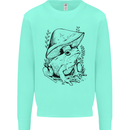Wildlife Ecology a Frog and a Toadstool Mens Sweatshirt Jumper Peppermint