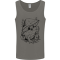 Wildlife Ecology a Frog and a Toadstool Mens Vest Tank Top Charcoal