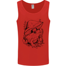 Wildlife Ecology a Frog and a Toadstool Mens Vest Tank Top Red