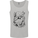 Wildlife Ecology a Frog and a Toadstool Mens Vest Tank Top Sports Grey
