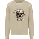 Wildlife Spring Skull Mens Sweatshirt Jumper Sand