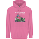 Will Mo the Lawn For Beer Funny Alcohol Mens 80% Cotton Hoodie Azelea