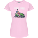 Will Mo the Lawn For Beer Funny Alcohol Womens Petite Cut T-Shirt Light Pink
