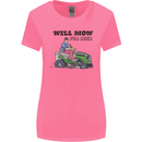 Will Mo the Lawn For Beer Funny Alcohol Womens Wider Cut T-Shirt Azalea
