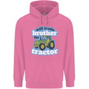 Will Trade Brother For Tractor Farming Childrens Kids Hoodie Azalea