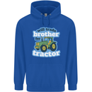 Will Trade Brother For Tractor Farming Childrens Kids Hoodie Royal Blue