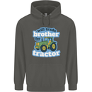 Will Trade Brother For Tractor Farming Childrens Kids Hoodie Storm Grey