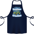 Will Trade Brother For Tractor Farming Cotton Apron 100% Organic Navy Blue