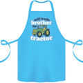 Will Trade Brother For Tractor Farming Cotton Apron 100% Organic Turquoise