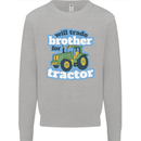 Will Trade Brother For Tractor Farming Kids Sweatshirt Jumper Sports Grey