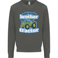 Will Trade Brother For Tractor Farming Kids Sweatshirt Jumper Storm Grey