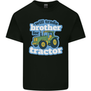 Will Trade Brother For Tractor Farming Kids T-Shirt Childrens Black