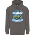 Will Trade Brother For Tractor Farming Mens 80% Cotton Hoodie Charcoal