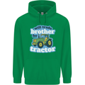 Will Trade Brother For Tractor Farming Mens 80% Cotton Hoodie Irish Green