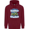 Will Trade Brother For Tractor Farming Mens 80% Cotton Hoodie Maroon