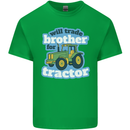 Will Trade Brother For Tractor Farming Mens Cotton T-Shirt Tee Top Irish Green