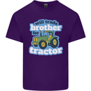 Will Trade Brother For Tractor Farming Mens Cotton T-Shirt Tee Top Purple